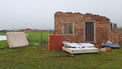 Daños, damnificados y heridos tras tormenta en Itapúa y Misiones