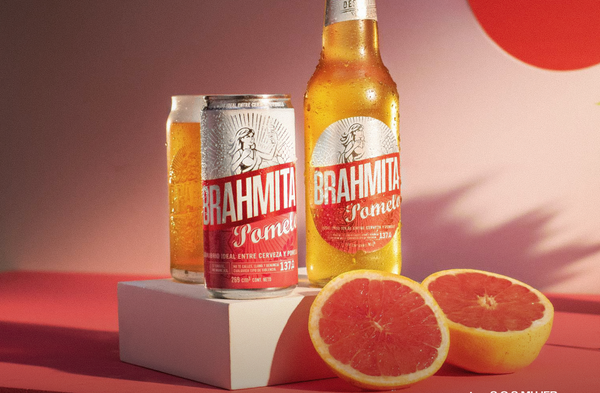 Llegó la nueva Brahma Pomelo, una cerveza con un toque de pomelo rosado