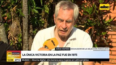 El recuerdo de la única victoria paraguaya en La Paz - ABC Noticias - ABC Color