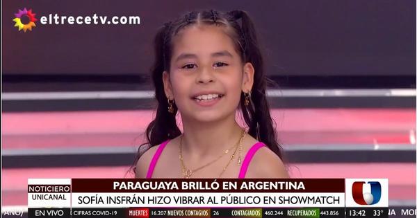 Sofía, la paraguaya que brilló y emocionó en ShowMatch de Argentina