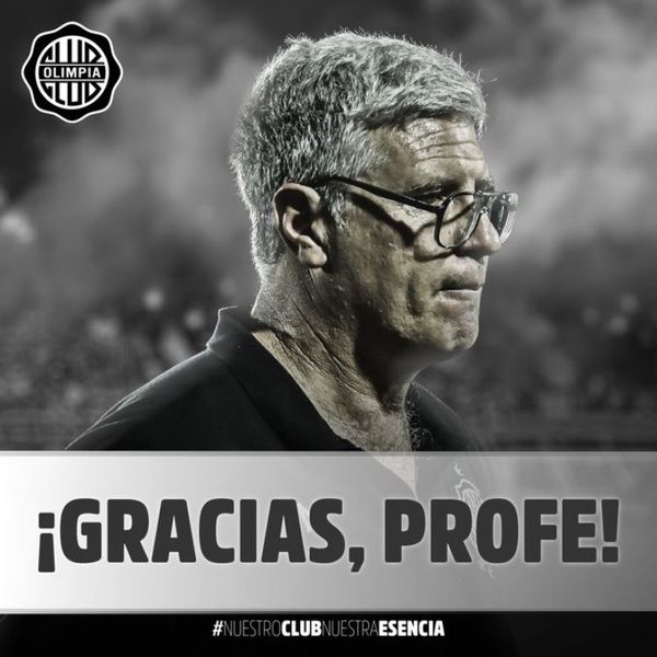 Olimpia oficializa la salida y despide a Álvaro Gutiérrez