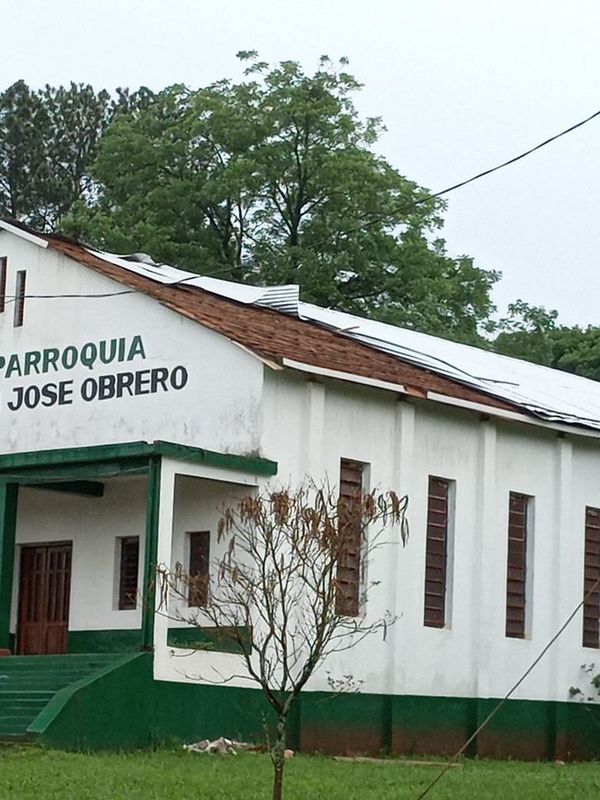 Temporal dañó unas 200 viviendas en Edelira - Nacionales - ABC Color