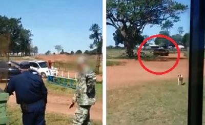 Delincuentes que huían del Brasil se filman escondidos en puesto policial paraguayo