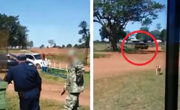 Delincuentes que huían del Brasil se filman escondidos en puesto policial paraguayo