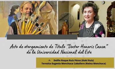 UNE otorgará Doctor Honoris Causa a grandes cultores del arte paraguayo