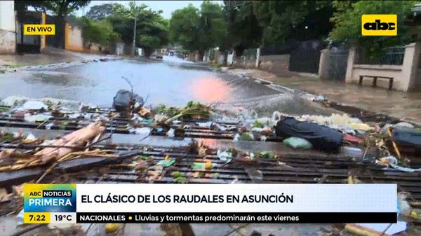 Raudales y basura, un clásico en Asunción - ABC Noticias - ABC Color