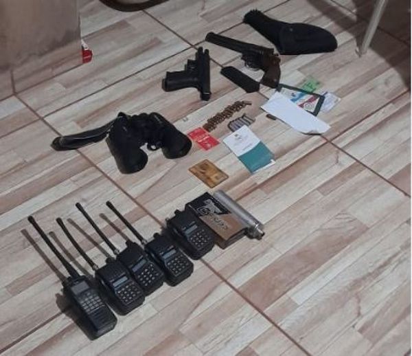 Incautan armas de fuego, elementos tácticos, proyectiles y vehículos en Capitán Bado