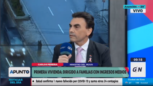 Diario HOY | Carlos Pereira, Ministro del MUVH, sobre Primera vivienda: plan para familias con ingresos medios