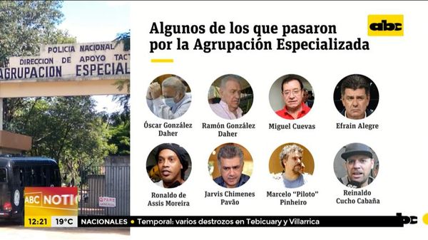 Algunos de los nombres que pasaron por la Agrupación Especializada - ABC Noticias - ABC Color