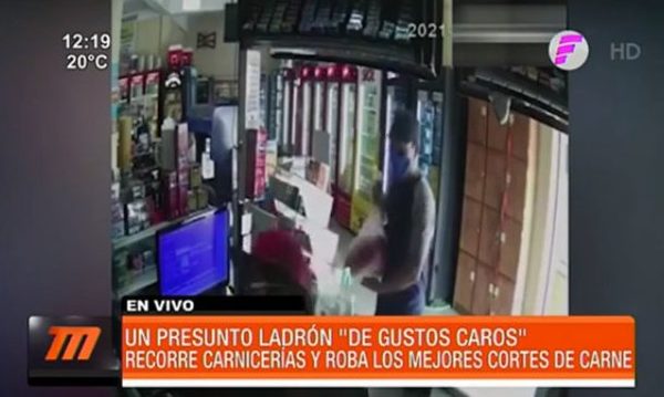 Recorre carnicerías y roba los mejores cortes de carne | Telefuturo