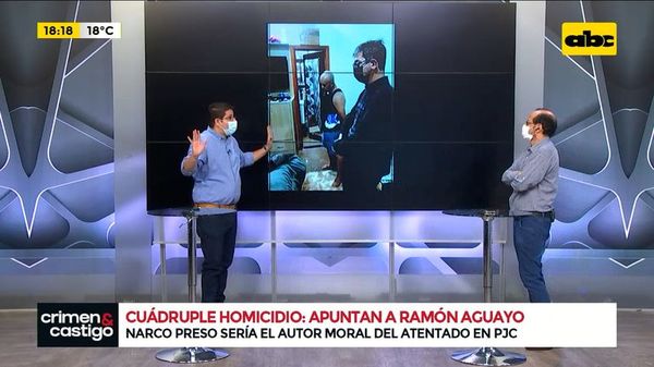 Cuádruple homicidio, apuntan a Ramón Aguayo - ABC TV - ABC Color
