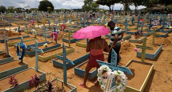 Brasil registra 570 muertes por Covid en 24 horas