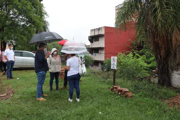 Técnicos del MOPC verificaron situación del muro de la Iglesia de La Encarnación - ADN Digital