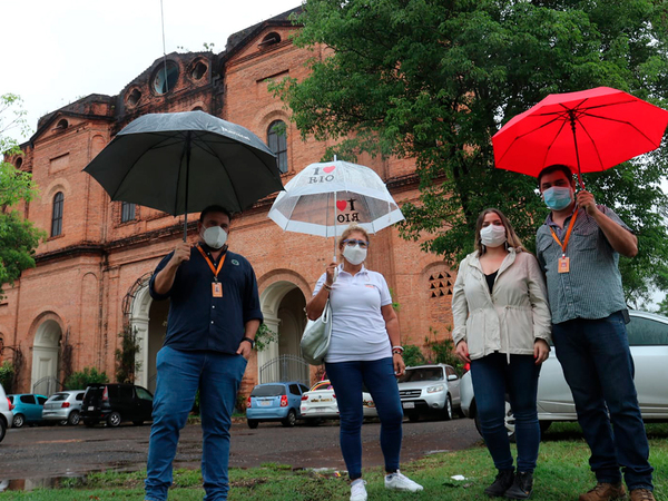 Técnicos del MOPC verificaron condiciones del muro de la Iglesia de La Encarnación - .::Agencia IP::.