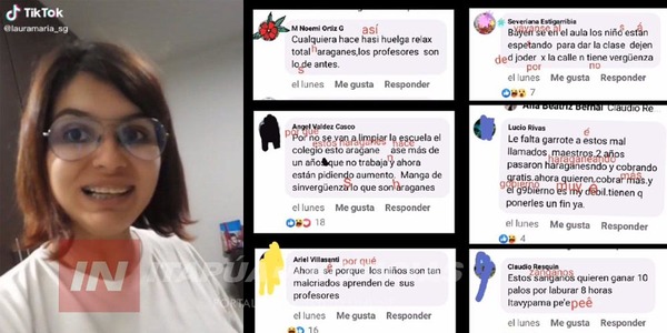 PROFE CORRIGIÓ A CRÍTICOS DE LA HUELGA DOCENTE CON DIVERTIDO VIDEO - Itapúa Noticias