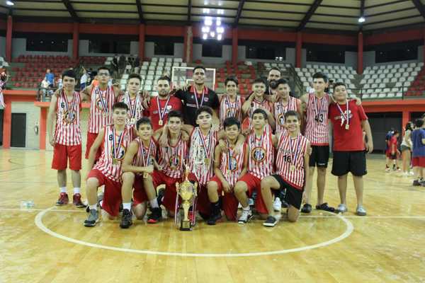 Basquet: U13 no se quedó atrás y también se coronó campeón!! » San Lorenzo PY