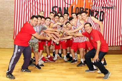 U15 Masculino: Campaña realizada por los campeones » San Lorenzo PY
