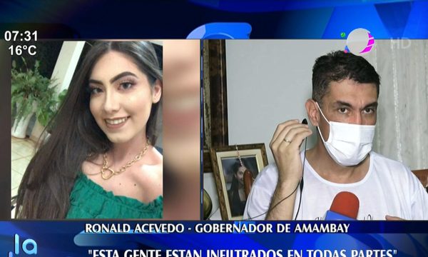 Gobernador de Amambay: ''Nos llama la atención que el sicario se le fue encima a mi hija'' | Telefuturo