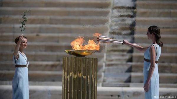 La llama olímpica será nuevamente encendida sin espectadores en Grecia