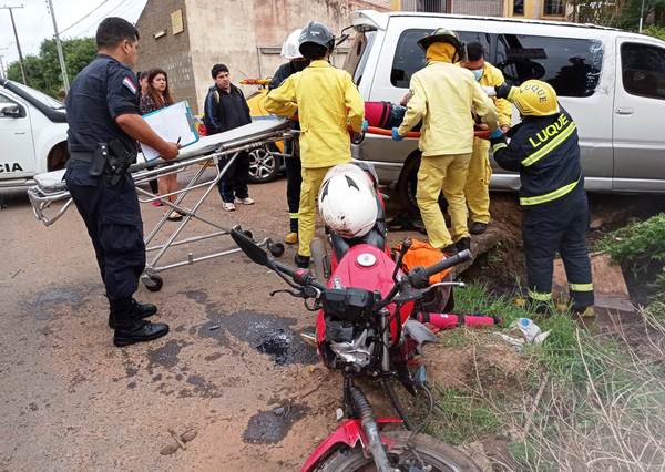 Reportan varios accidentes en Luque •