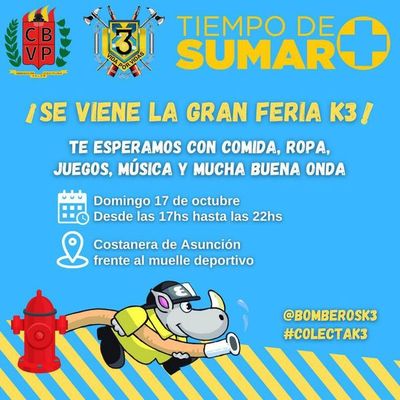 Bomberos realizan hoy feria en la Costanera - Nacionales - ABC Color