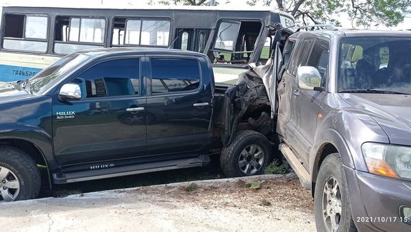 Múltiple accidente en Luque deja varios heridos