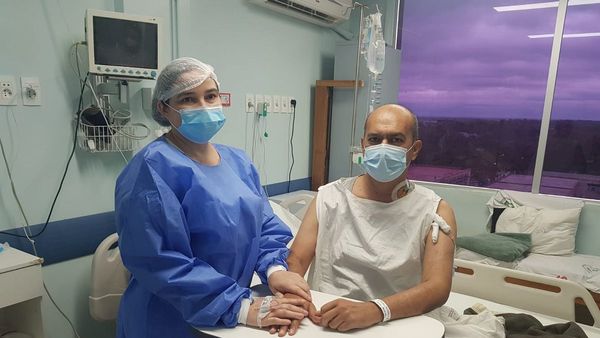 Mujer dona un riñón a su marido en trasplante exitoso en Hospital Central de IPS