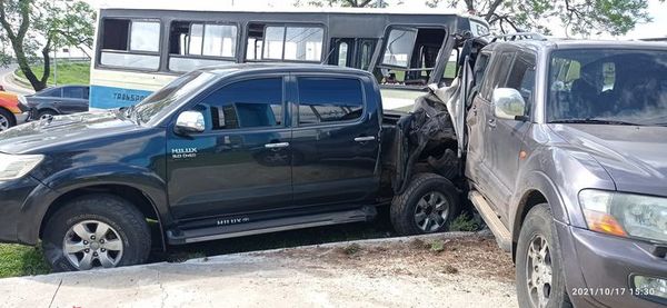 Accidente múltiple de tránsito en Luque deja varios heridos