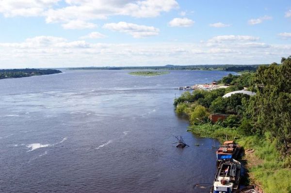 Río Paraguay creció 1,17 metros en 13 días