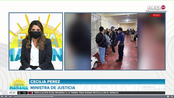 Crisis penitenciaria: Cecilia Pérez afirma que la solución es insistir en la reforma - Megacadena — Últimas Noticias de Paraguay