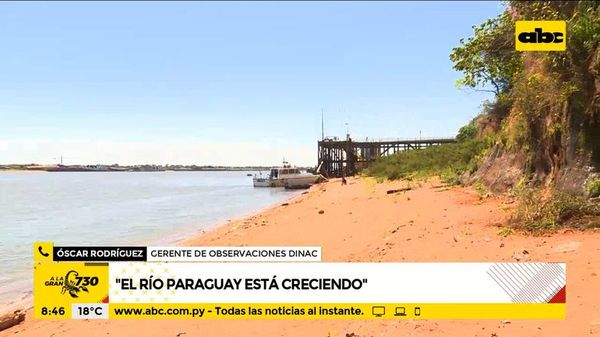 Alentador aumento del nivel de las aguas de los ríos - A la gran 730 - ABC Color