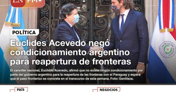 La Nación / LN PM: las noticias más relevantes de la siesta del 18 de octubre