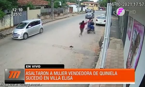 Así asaltaron a vendedora de quiniela en Villa Elisa | Telefuturo