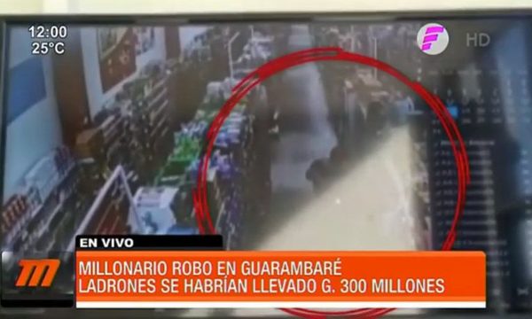 Millonario robo a supermercado en Guarambaré | Telefuturo