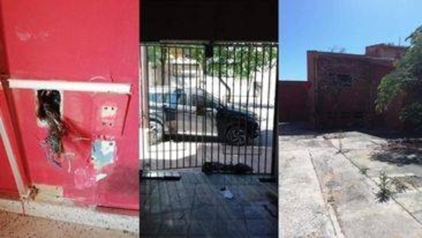 Diario HOY | Saquean antiguo edificio de medios radiales: Dueños de Lobo Tv no pagaron alquiler