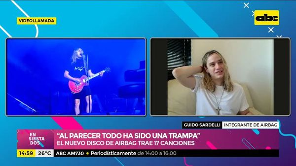 Airbag presenta nuevo disco y habla sobre las 17 nuevas canciones - ABC TV - ABC Color