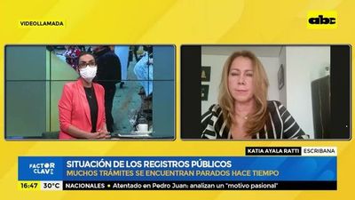 Largas filas y varias quejas en Registros Públicos - ABC TV - ABC Color
