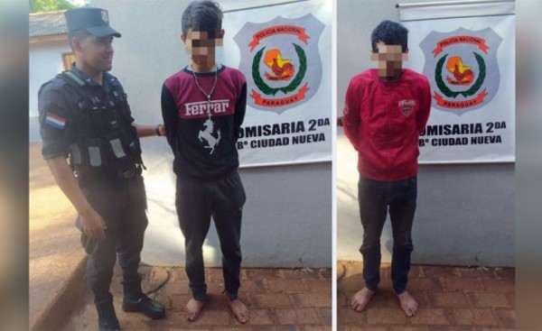 Sorprenden a dos ladrones en plena acción delictiva