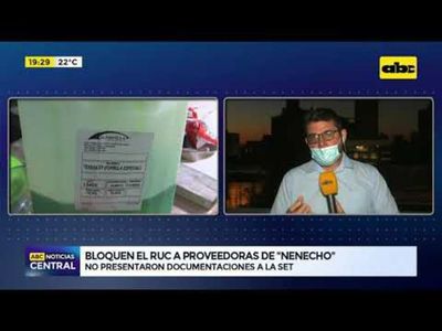 Bloquean RUC a proveedoras de Óscar “Nenecho” Rodríguez - ABC Noticias - ABC Color