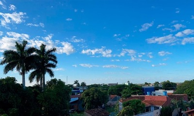Cielo despejado en Coronel Oviedo a primeras horas de este martes || OviedoPress - OviedoPress