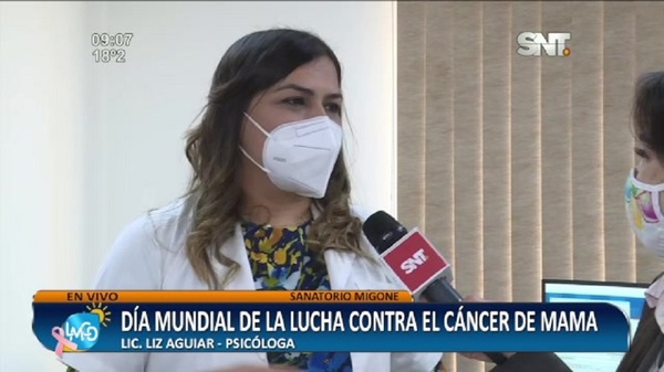 Asistencia psicológica a pacientes con cáncer de mama - SNT