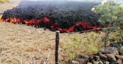El extraño sonido que emite la lava del volcán de La Palma - SNT