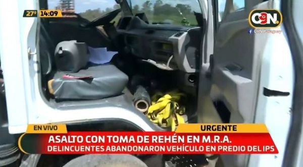Asalto con toma de rehén en Mariano Roque Alonso