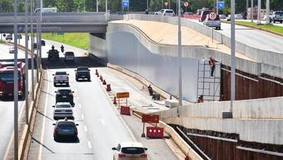 Revestimiento de pantallas del Multiviaducto de CDE presenta un 70% de avance