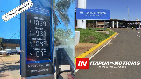EN POSADAS EL LITRO DEL COMBUSTIBLE CUESTA MENOS DE GS. 5.000. - Itapúa Noticias
