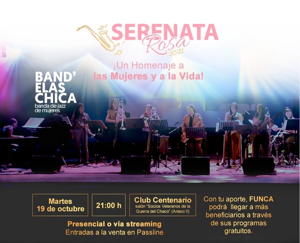 "Unidos Contra el Cáncer" prepara esta noche la Serenata Rosa