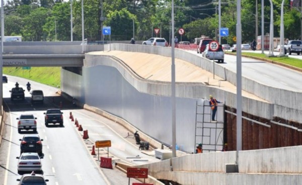 Revestimiento del multiviaducto registra un avance del 70%