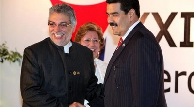 Fernando Lugo financiado por el hambre de los venezolanos