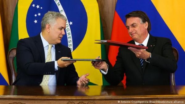 Duque y Bolsonaro se comprometen a defender la Amazonia