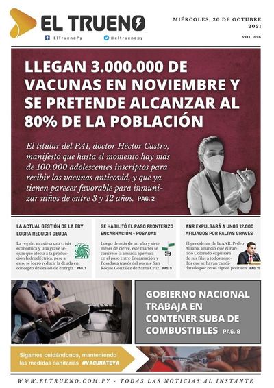 E-paper 20 de octubre de 2021 - El Trueno